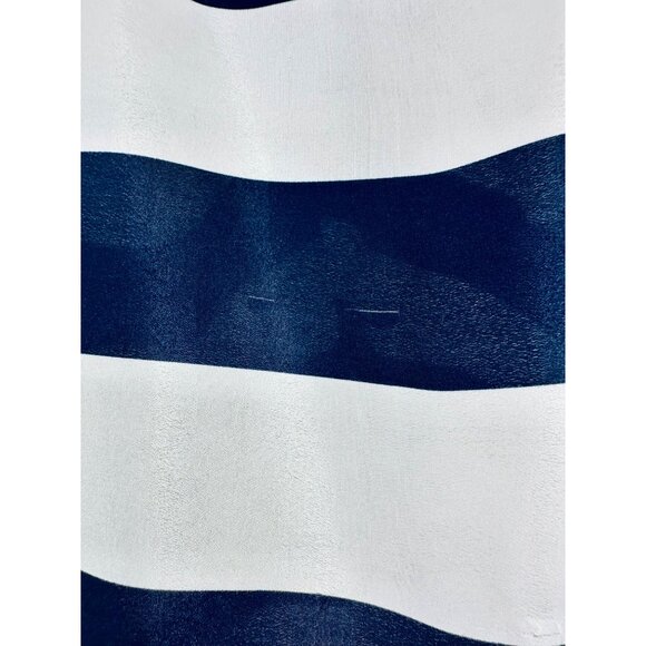 J Crew Outlet Navy & White Striped Sleeveless Halter Top Size 12 Sexy Nautical - Picture 10 of 11